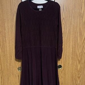 Jessica H Deep Purple Knit Top